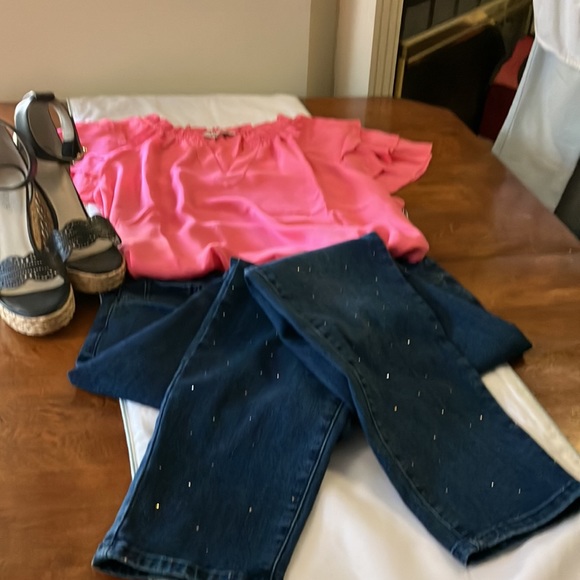 Nanette Lepore  pullover ruffle blouse ,MADEMOISELLE PINK - Picture 1 of 4